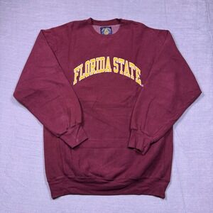 Vintage Florida State Seminoles Crewneck Sweatshirt Steve & Barry's XL Red